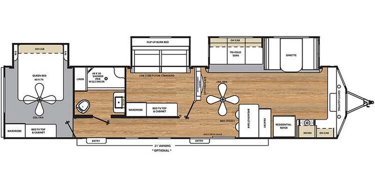 2017 COACHMEN CATALINA 39FKTS