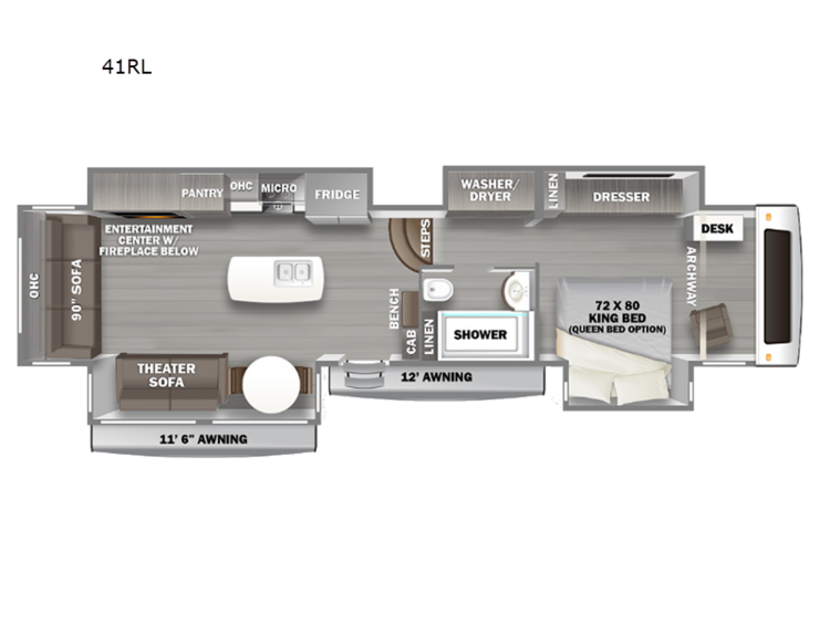 2023 FOREST RIVER RIVERSTONE 41RL