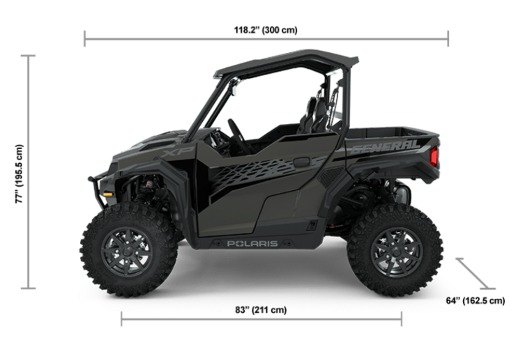 2025 POLARIS GENERAL XP 1000 PREMIUM - GRANITE GRAY