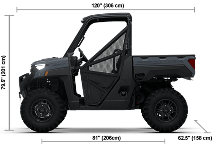 2025 POLARIS RANGER XP 1000 PREMIUM - STEALTH GREY